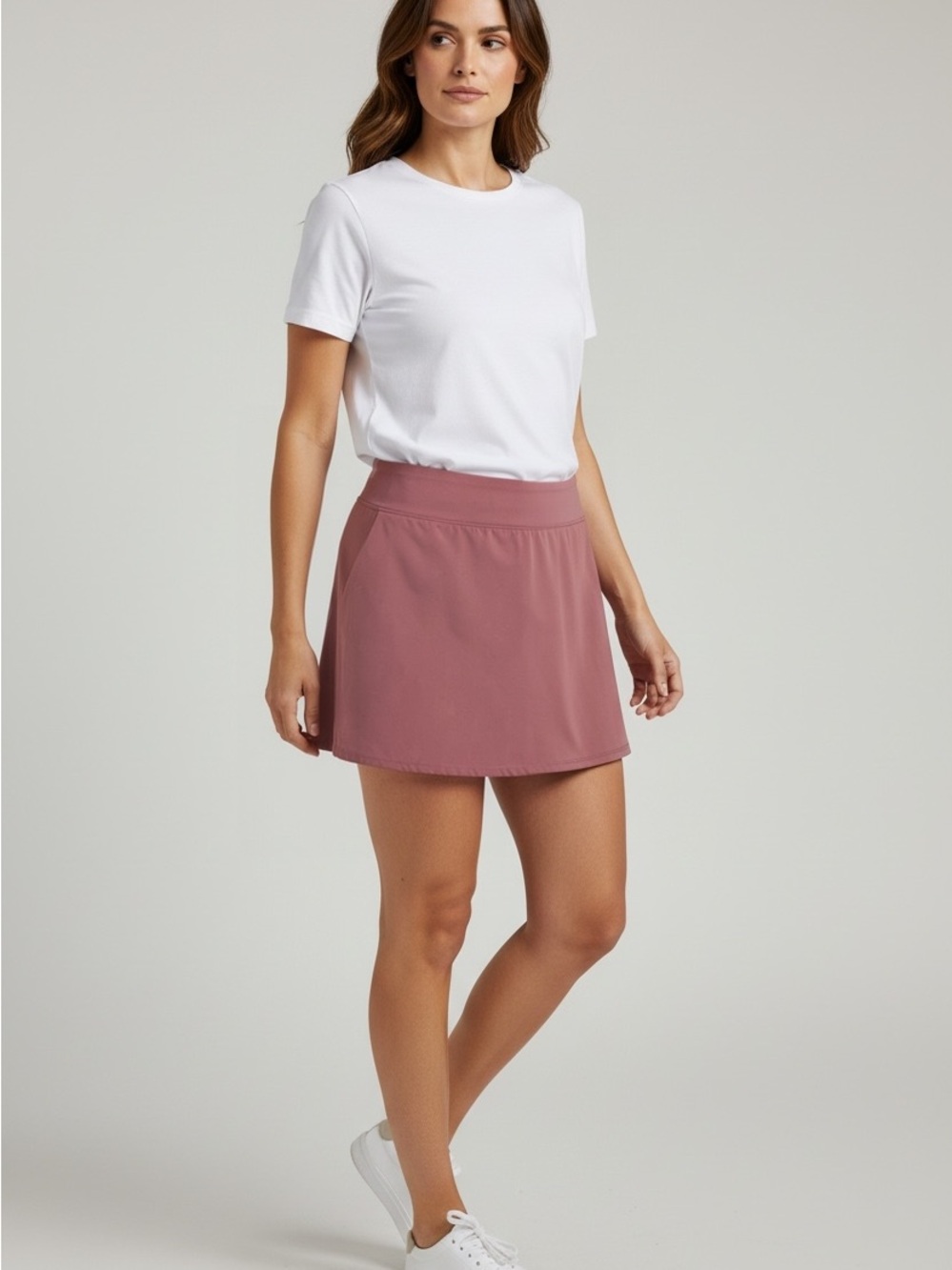 Sigrid Olsen Dusty Rose Golf Skort